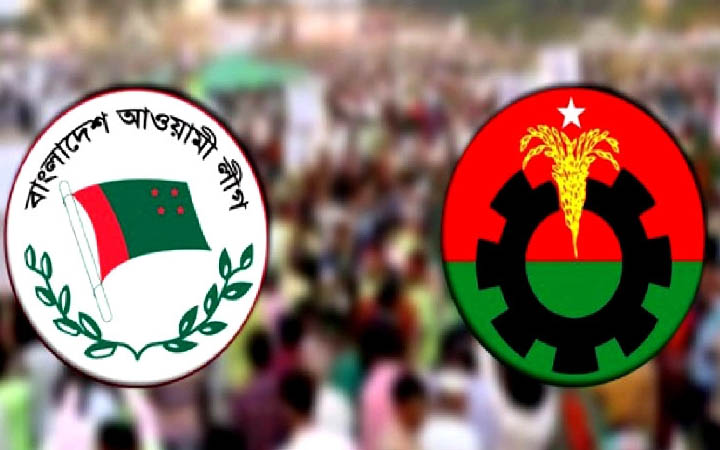 রাজধানীর যেসব সড়কে আজ আওয়ামী লীগ-বিএনপির পদযাত্রা